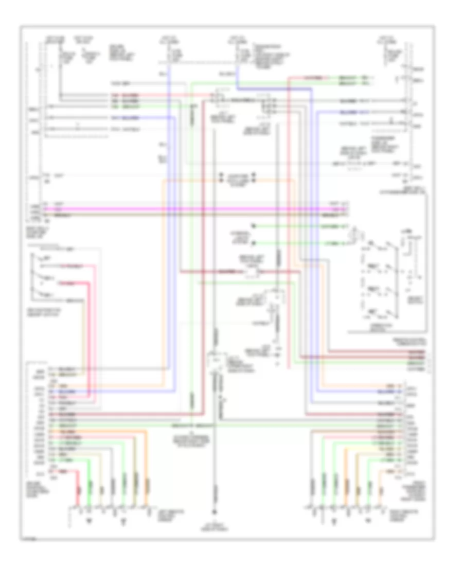 Memory Systems Wiring Diagram 1 of 2 for Lexus GS 300 2003