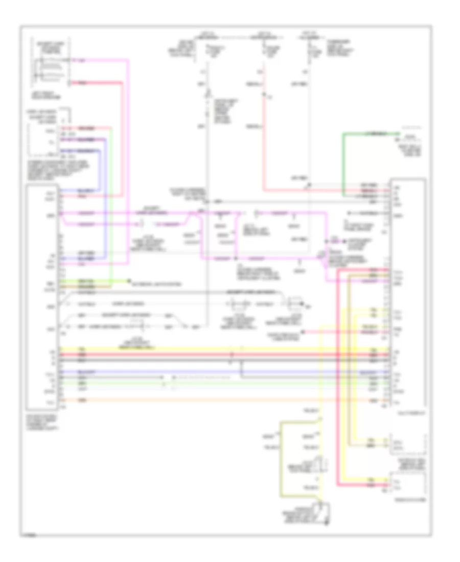 Navigation Wiring Diagram for Lexus GS 300 2003