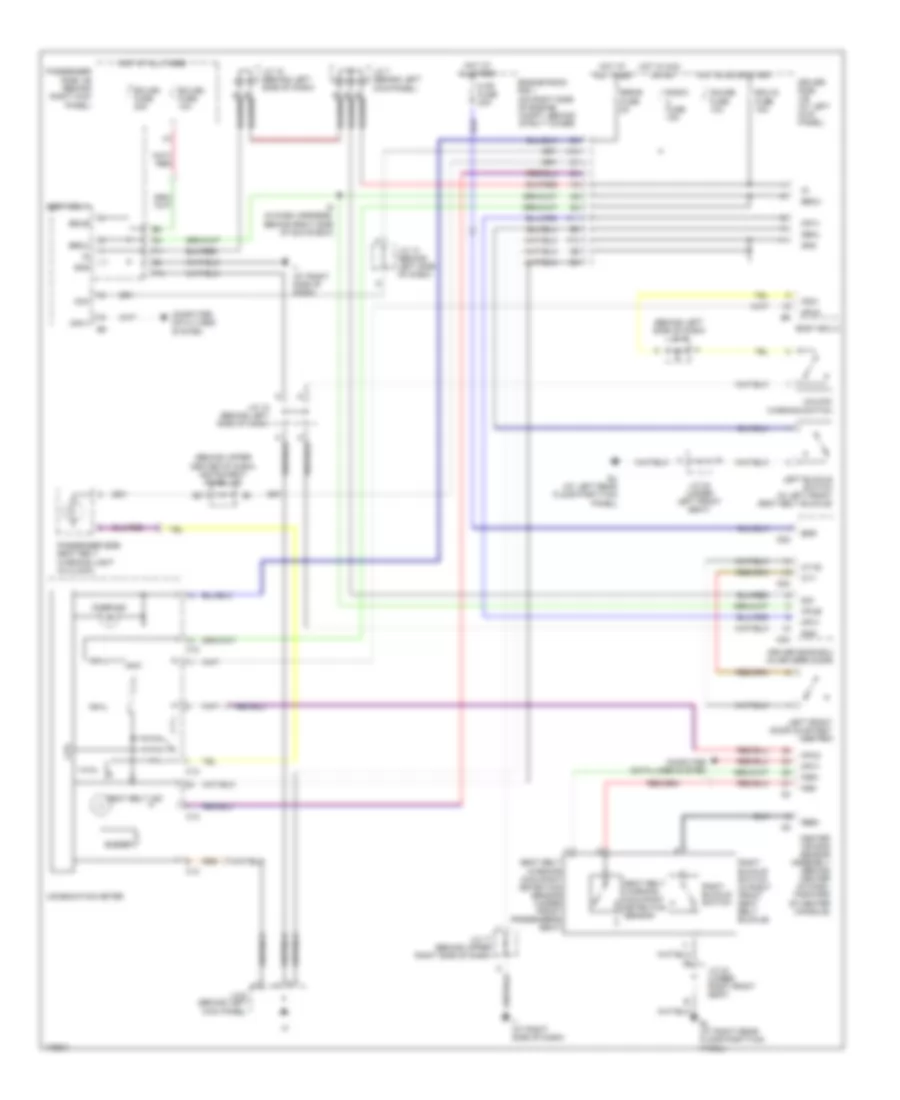 Warning Systems Wiring Diagram for Lexus GS 300 2003