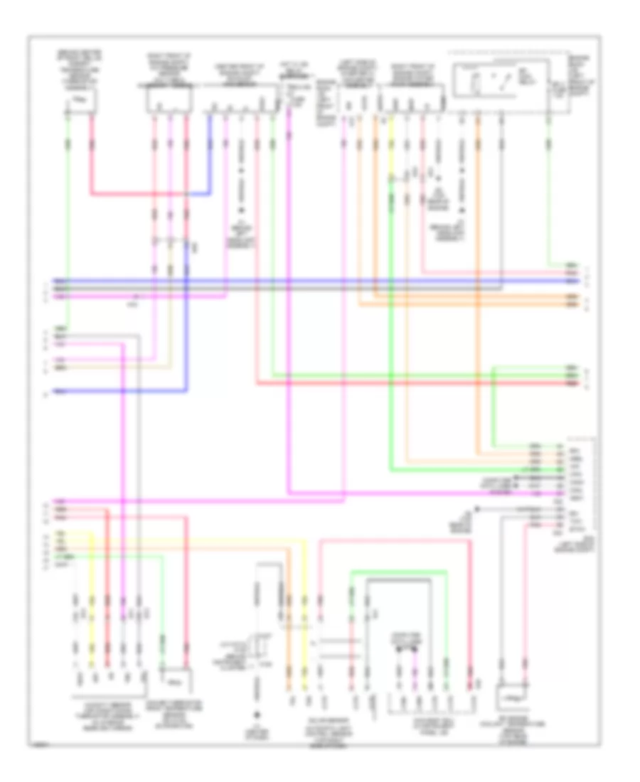 Automatic AC Wiring Diagram (2 of 3) for Lexus ES 300h 2014