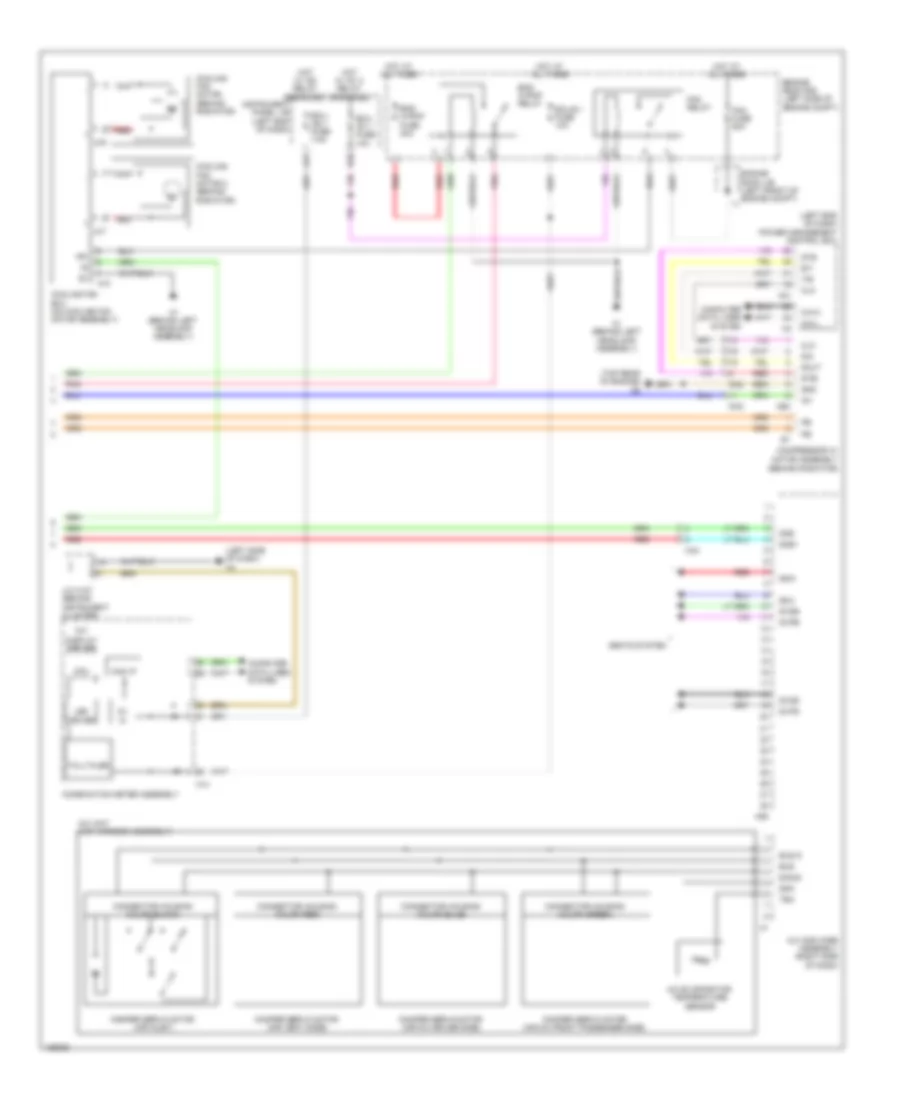 Automatic A C Wiring Diagram 3 of 3 for Lexus ES 300h 2014