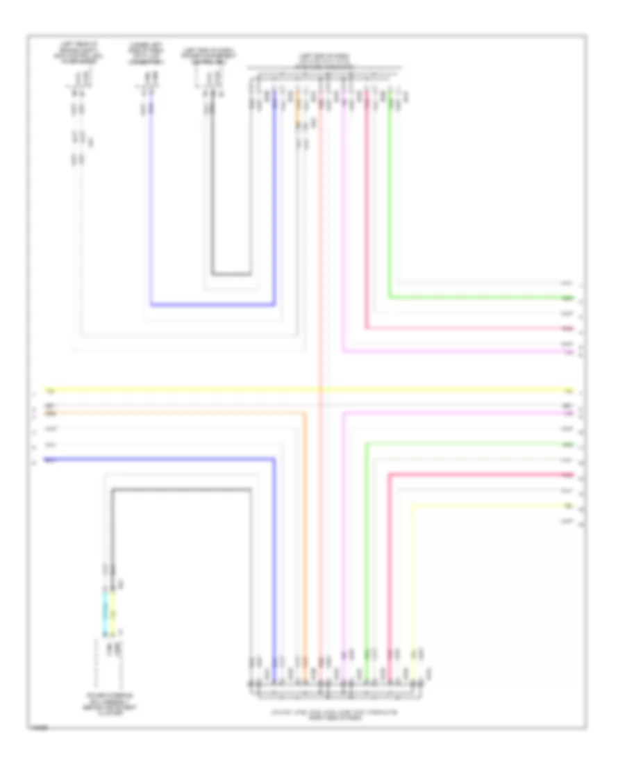 Body ECU Wiring Diagram (2 of 4) for Lexus ES 300h 2014