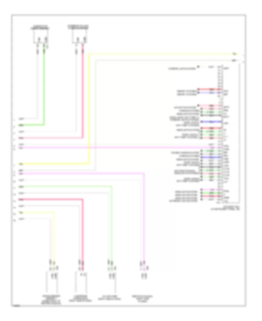 Body ECU Wiring Diagram (3 of 4) for Lexus ES 300h 2014