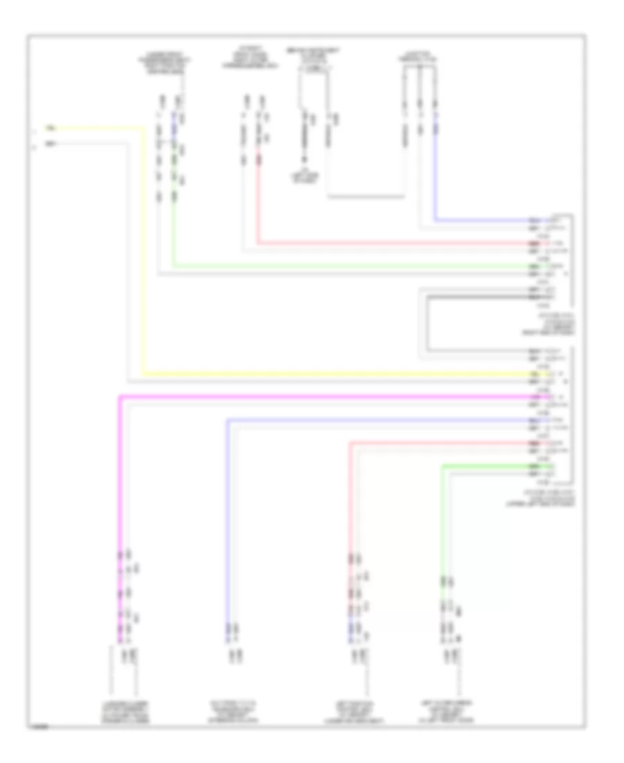 Body ECU Wiring Diagram (4 of 4) for Lexus ES 300h 2014