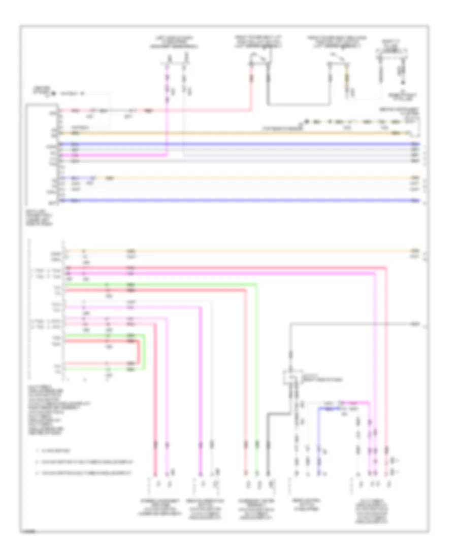Computer Data Lines Wiring Diagram 1 of 4 for Lexus ES 300h 2014