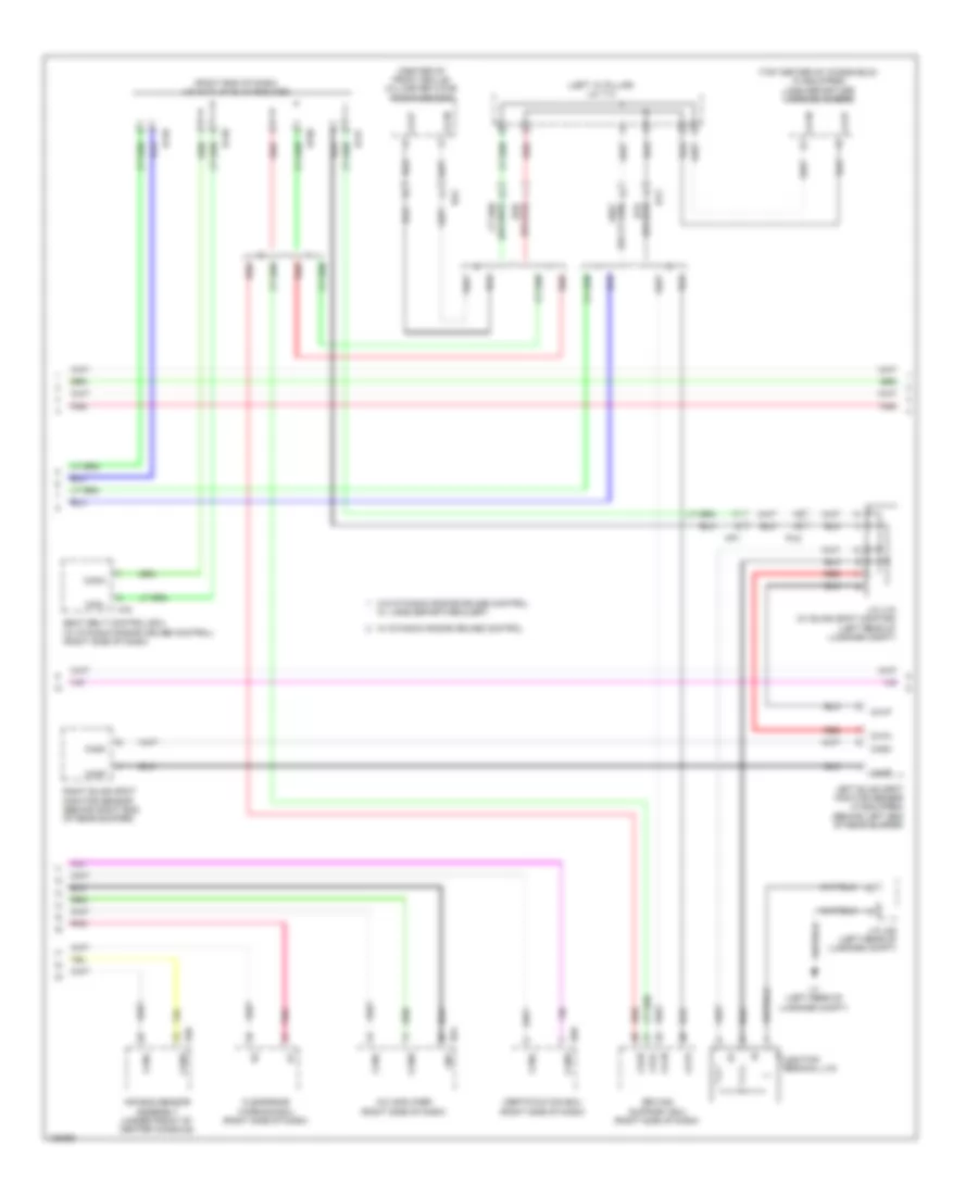 Computer Data Lines Wiring Diagram 3 of 4 for Lexus ES 300h 2014