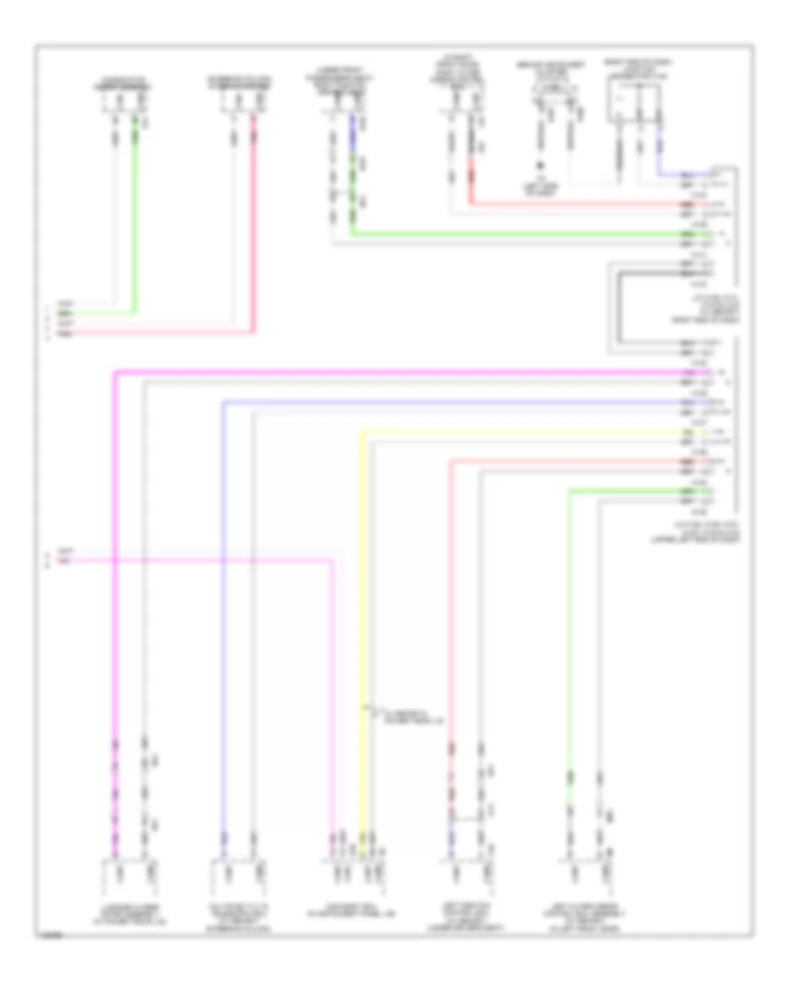Computer Data Lines Wiring Diagram (4 of 4) for Lexus ES 300h 2014