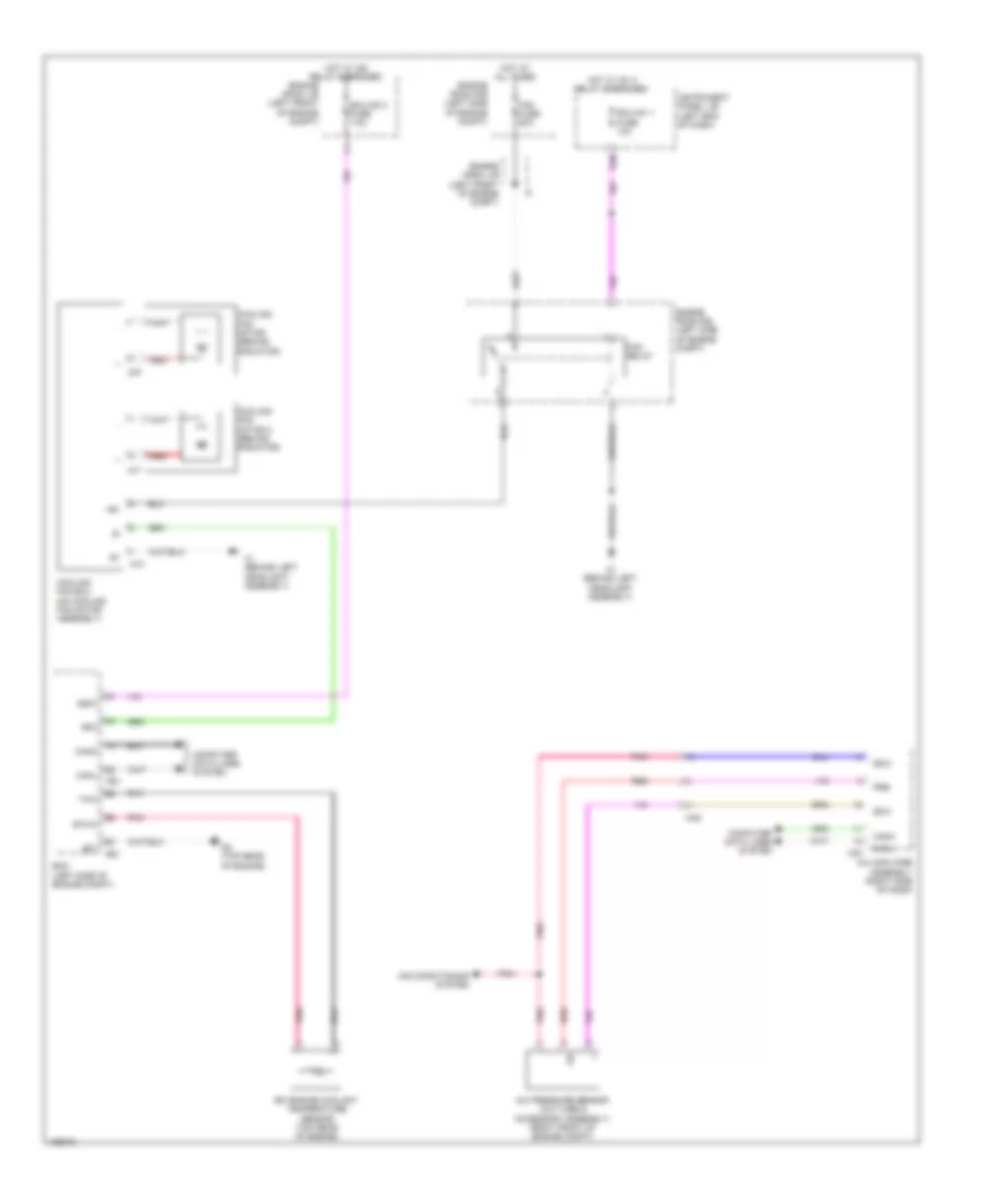 Cooling Fan Wiring Diagram for Lexus ES 300h 2014