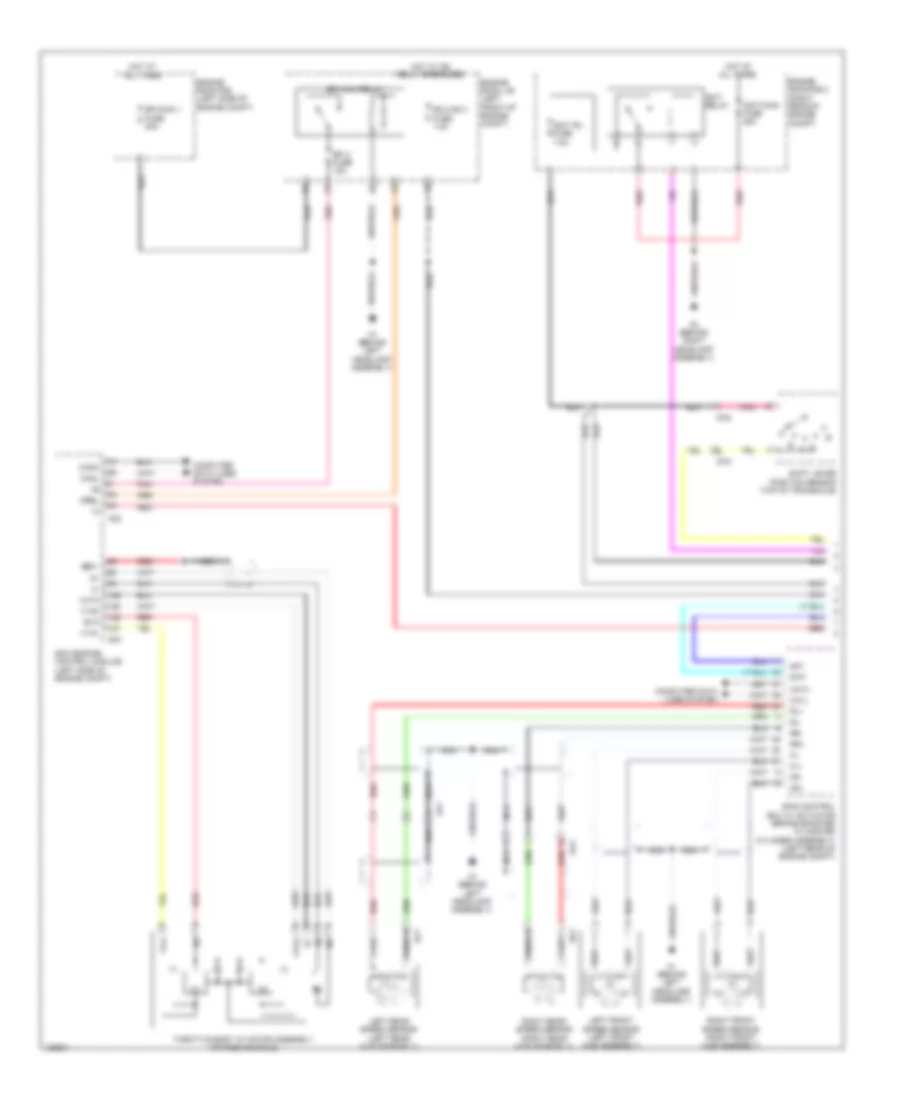 Cruise Control Wiring Diagram, without Dynamic Radar Controls (1 of 2) for Lexus ES 300h 2014