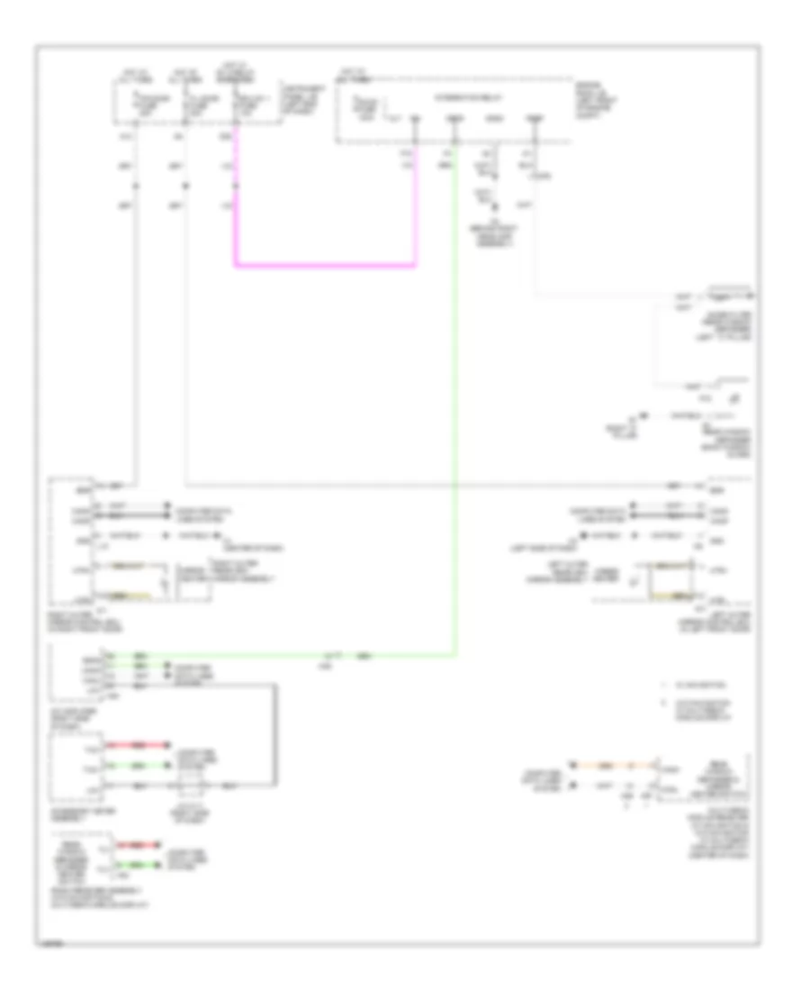 Rear Defogger  Heated Mirrors Wiring Diagram, with Memory for Lexus ES 300h 2014