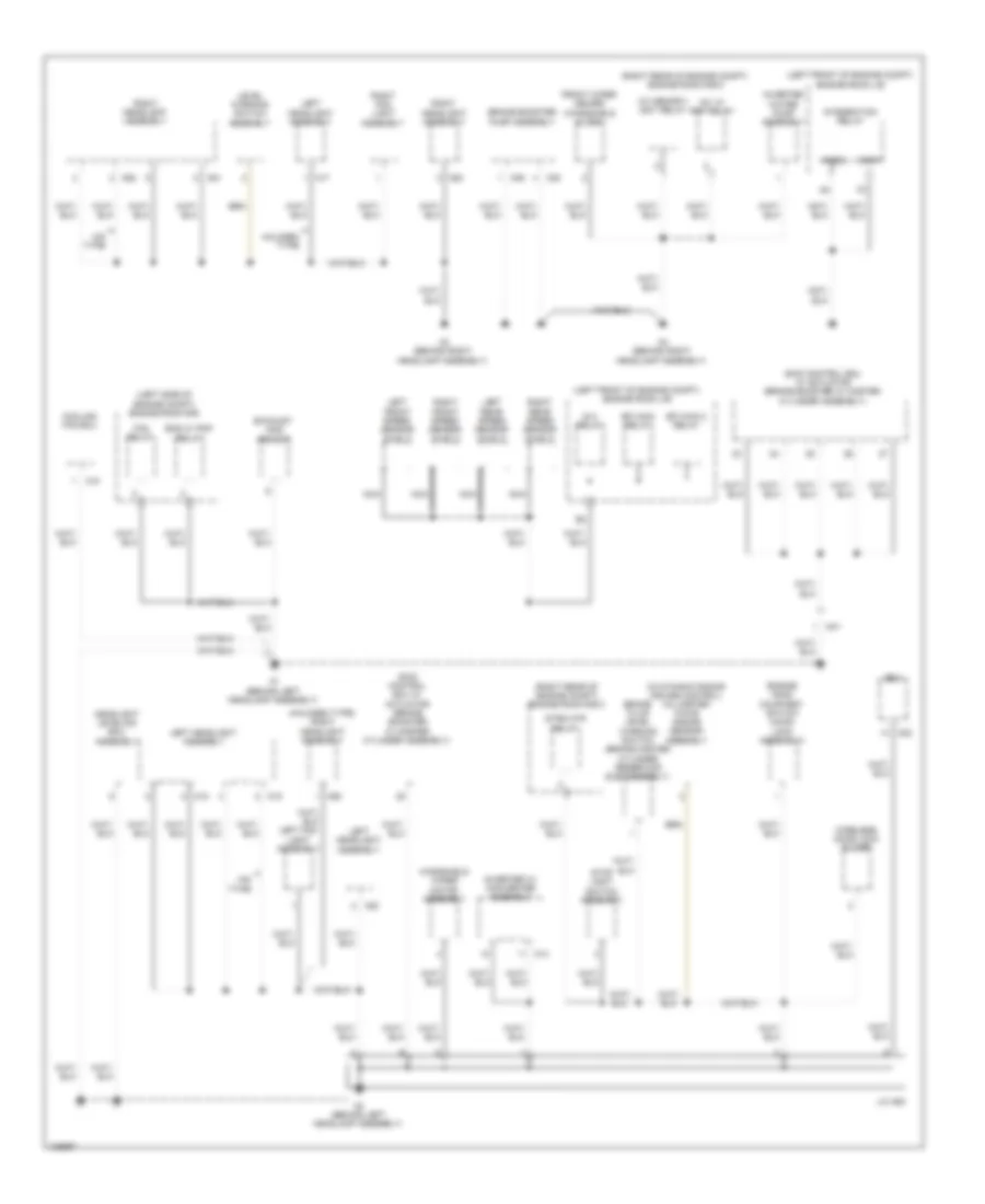 Ground Distribution Wiring Diagram 1 of 6 for Lexus ES 300h 2014