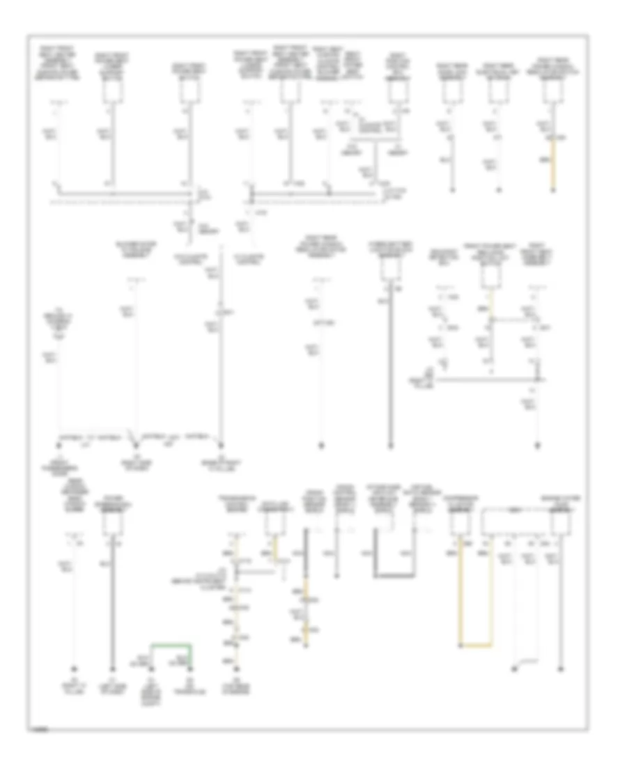 Ground Distribution Wiring Diagram (2 of 6) for Lexus ES 300h 2014