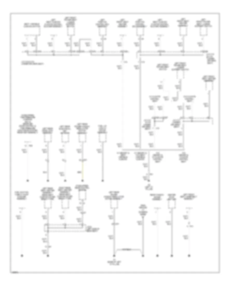 Ground Distribution Wiring Diagram 6 of 6 for Lexus ES 300h 2014