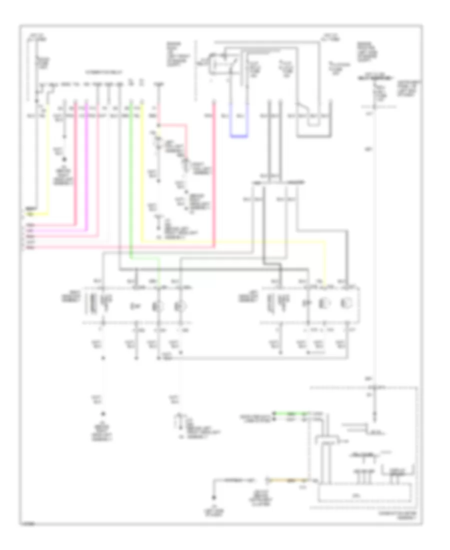 Headlamps Wiring Diagram (2 of 2) for Lexus ES 300h 2014