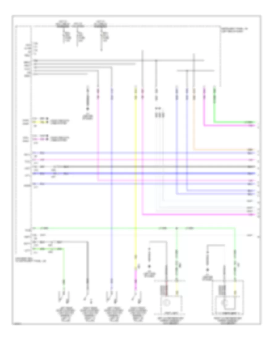 Courtesy Lamps Wiring Diagram 1 of 4 for Lexus ES 300h 2014