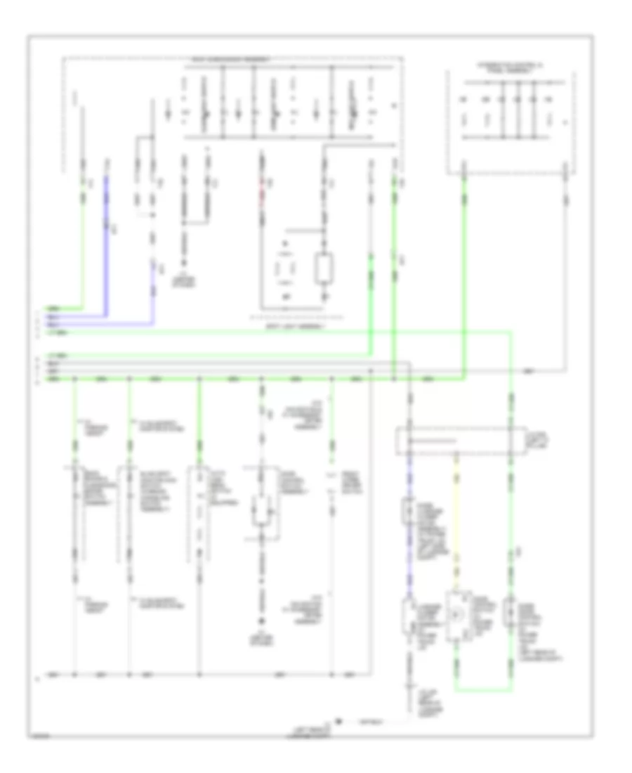 Instrument Illumination Wiring Diagram (5 of 5) for Lexus ES 300h 2014