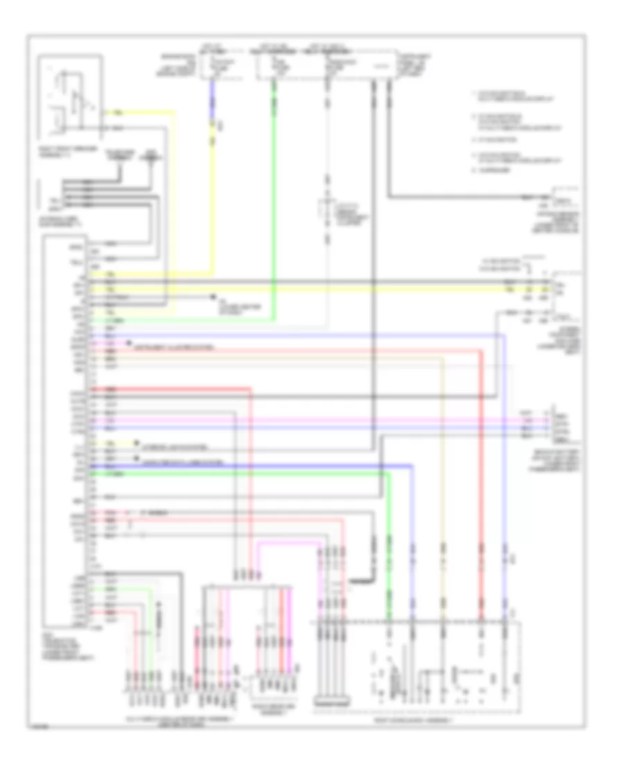 Telematics Wiring Diagram for Lexus ES 300h 2014