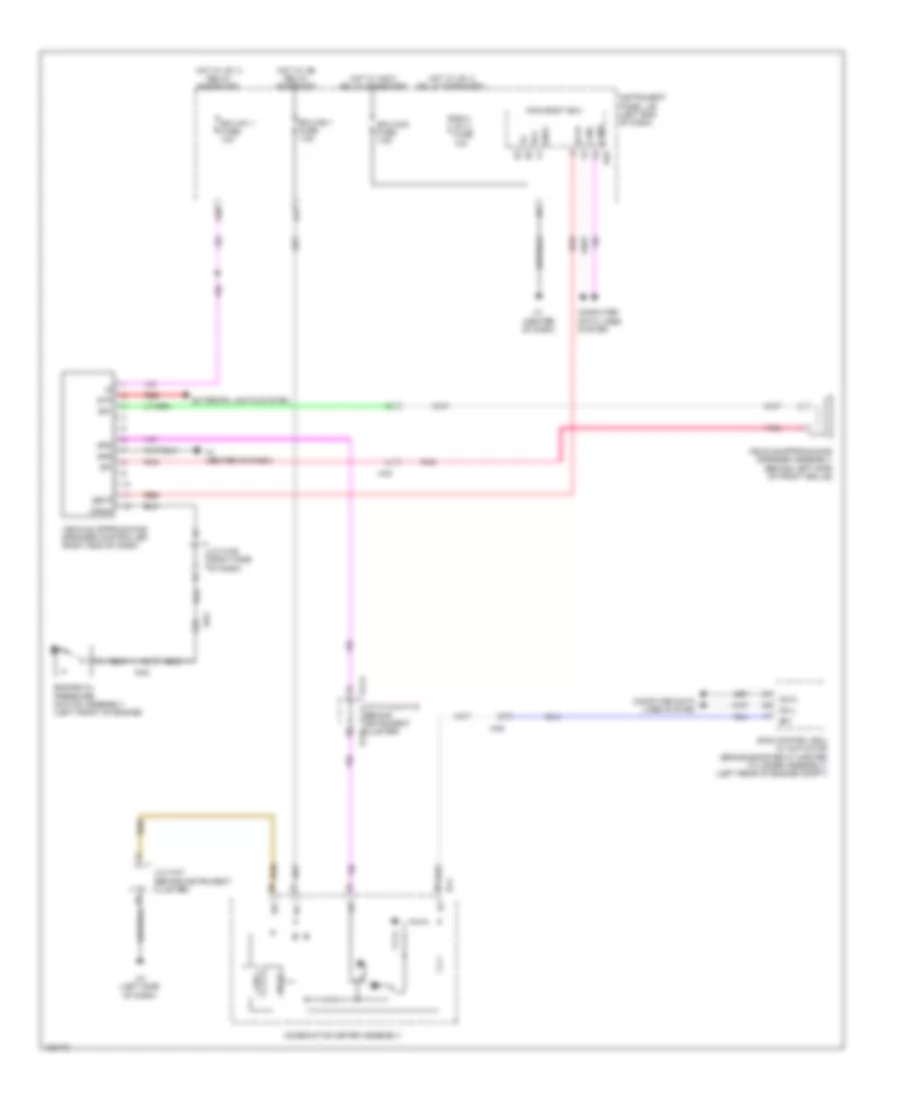 Vehicle Proximity Notification Wiring Diagram for Lexus ES 300h 2014
