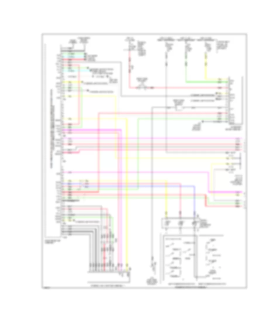Radio Wiring Diagram, without Navigation  Multi-Media Module Receiver Assembly (1 of 3) for Lexus ES 300h 2014