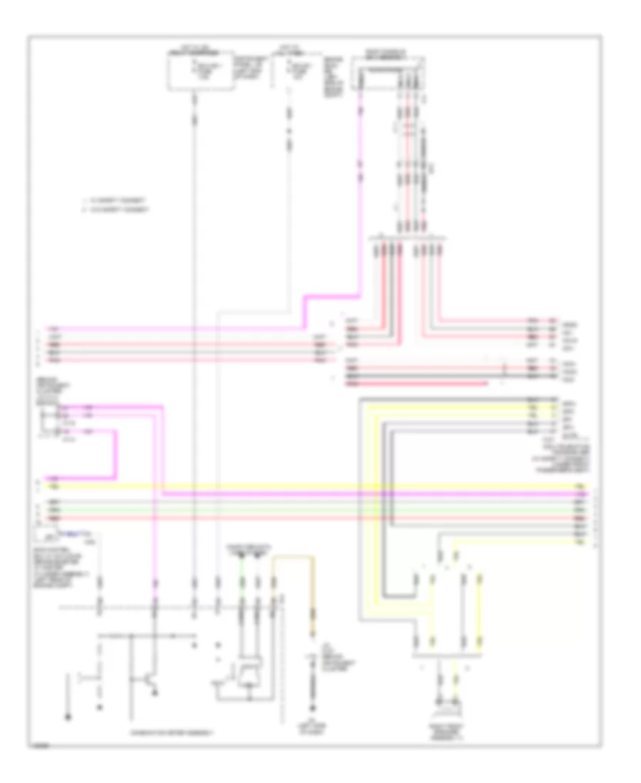 Radio Wiring Diagram without Navigation  Multi Media Module Receiver Assembly 2 of 3 for Lexus ES 300h 2014