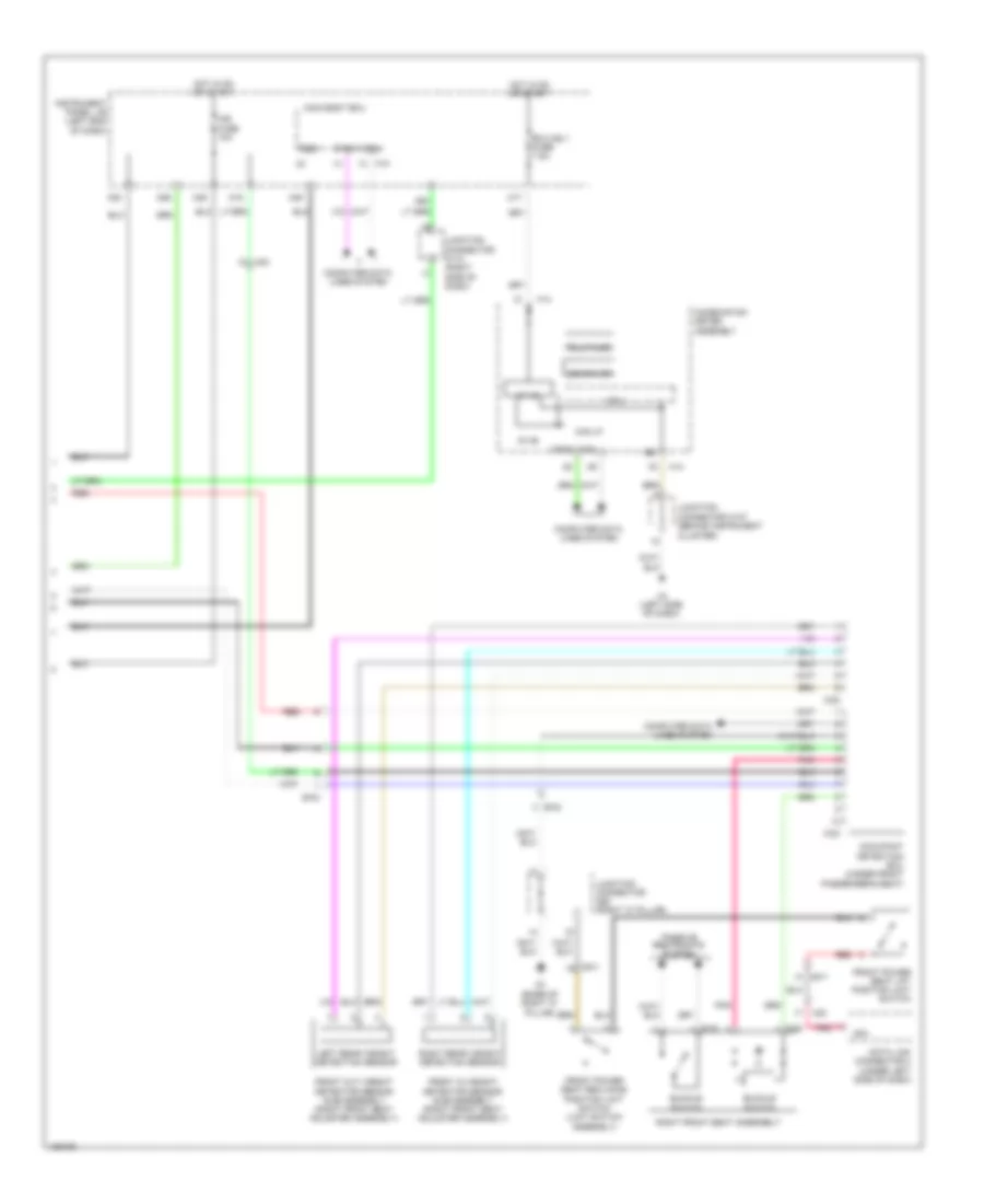 Supplemental Restraint Wiring Diagram (3 of 3) for Lexus ES 300h 2014
