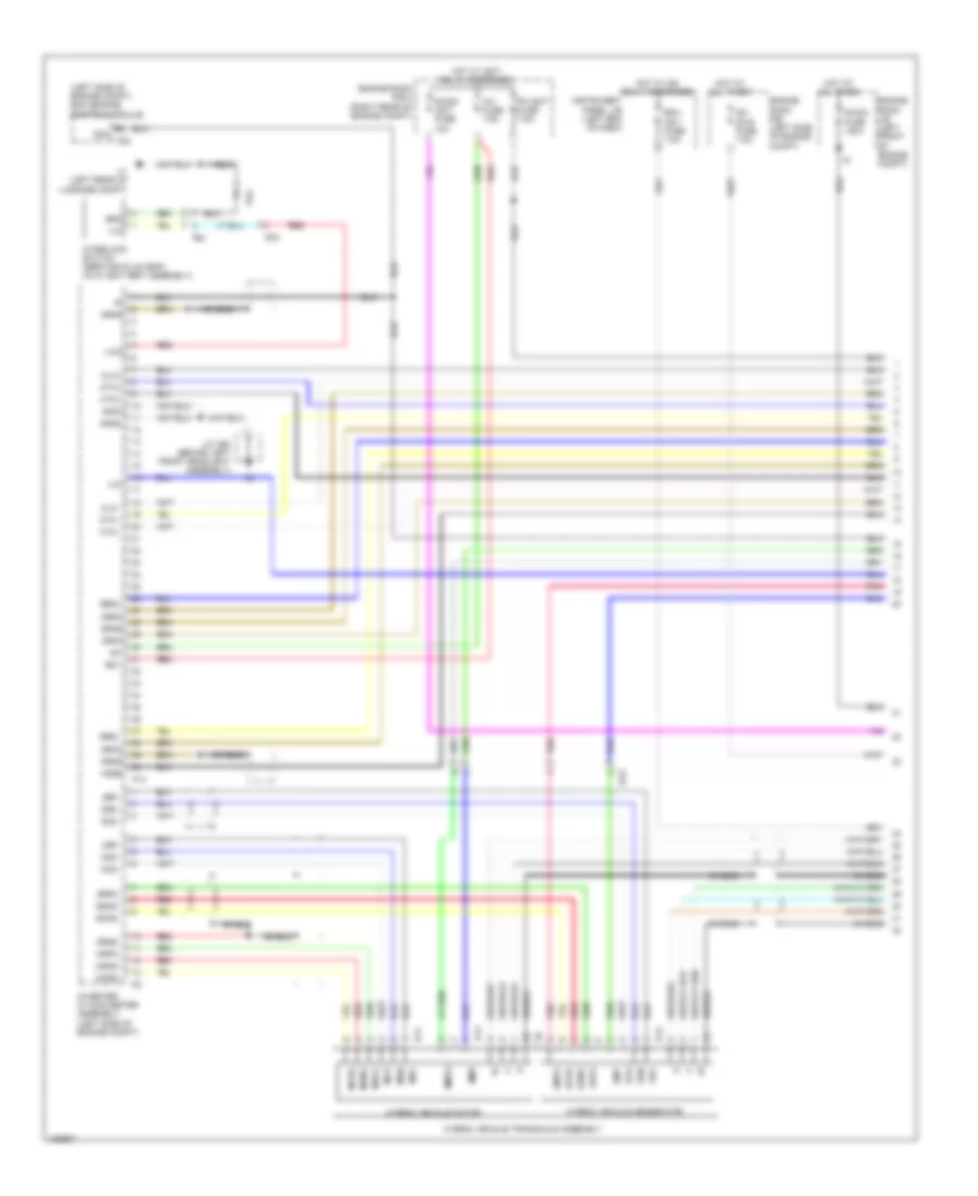 Transmission Wiring Diagram 1 of 2 for Lexus ES 300h 2014