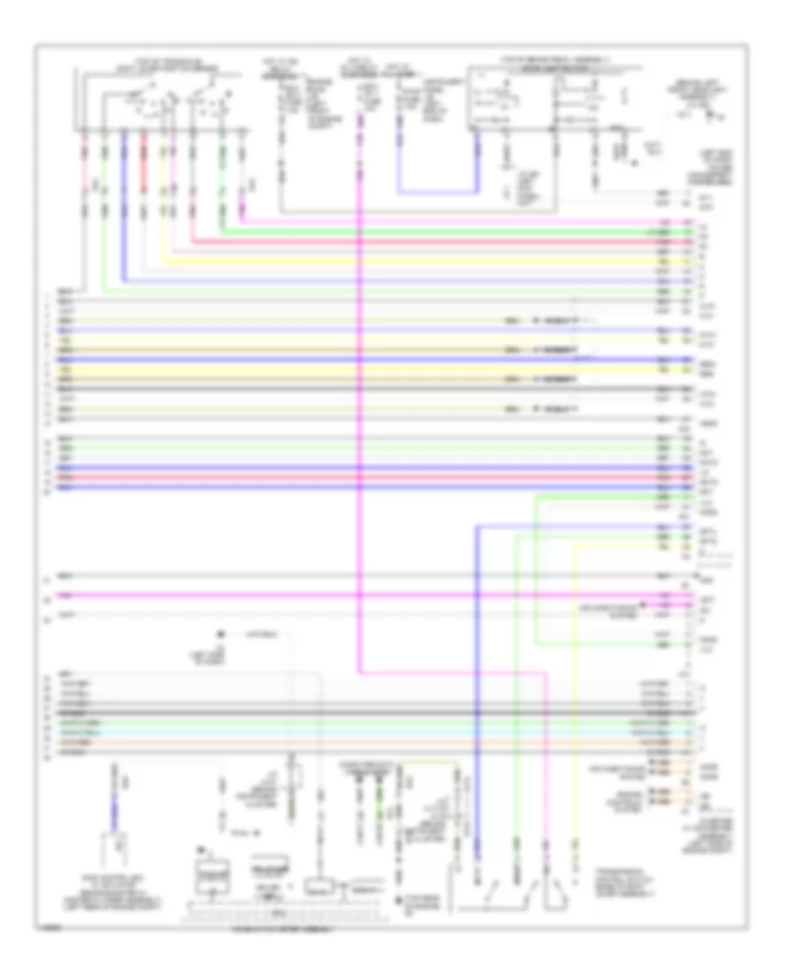 Transmission Wiring Diagram 2 of 2 for Lexus ES 300h 2014