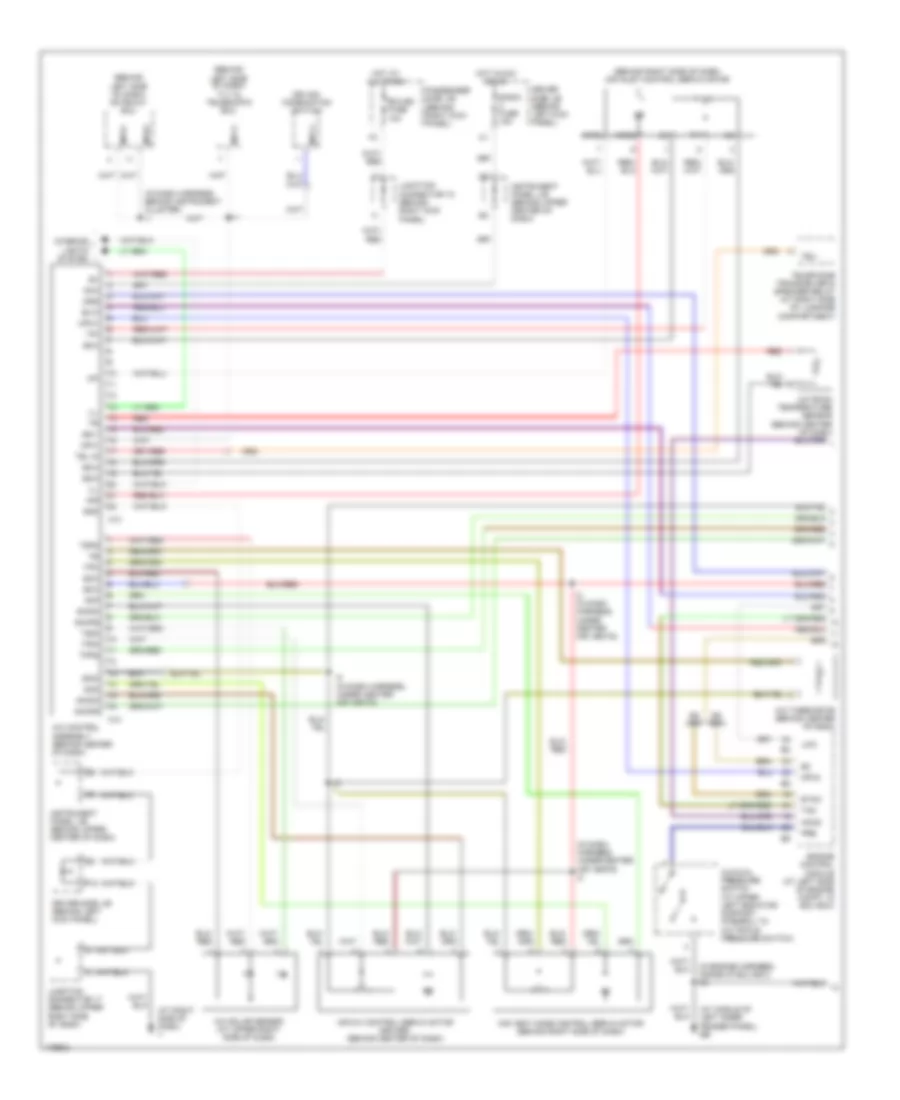 Automatic A C Wiring Diagram 1 of 2 for Lexus GS 430 2003