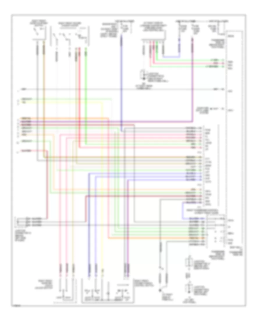Power Windows Wiring Diagram (3 of 3) for Lexus GS 430 2003