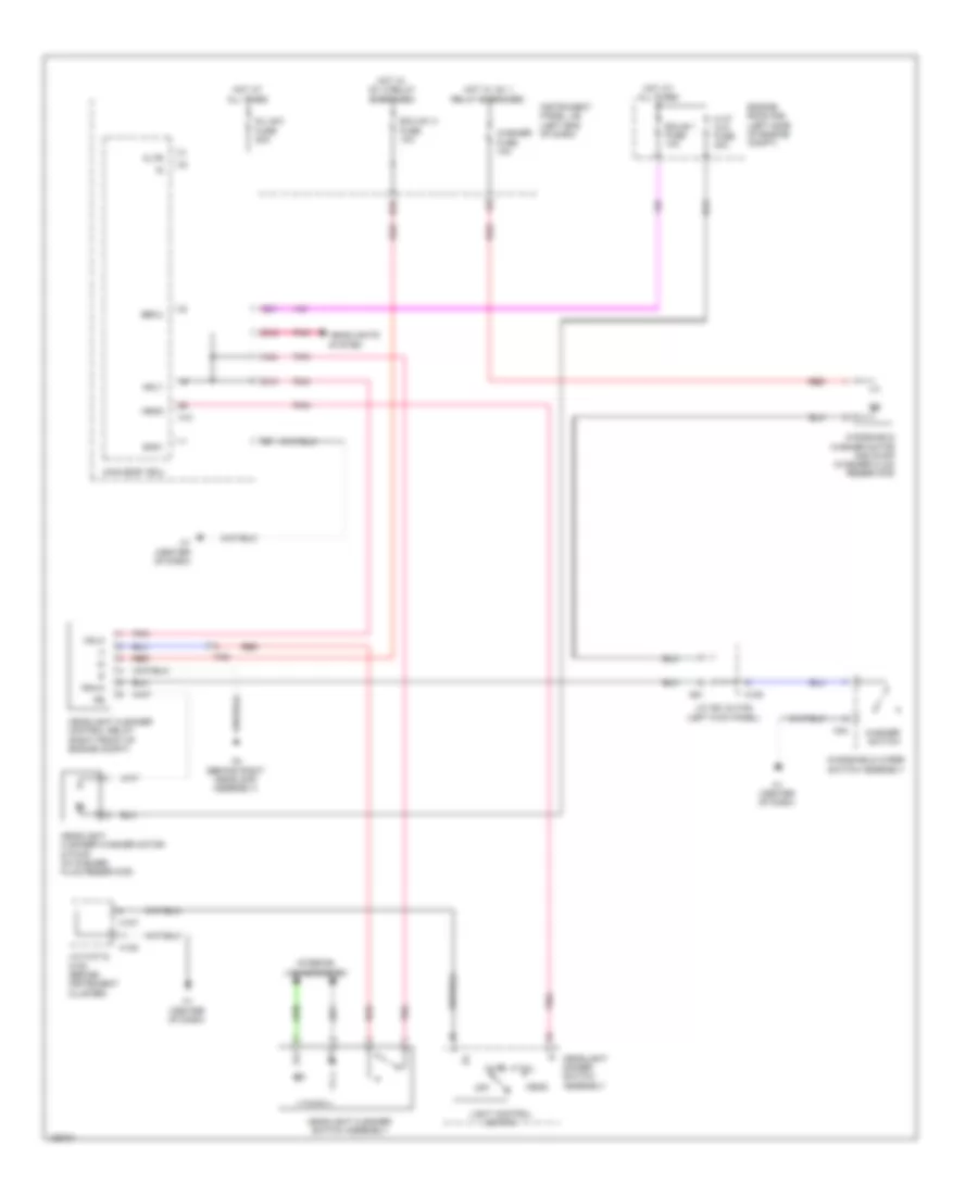схема шайбы фары для Lexus ES 350 2014