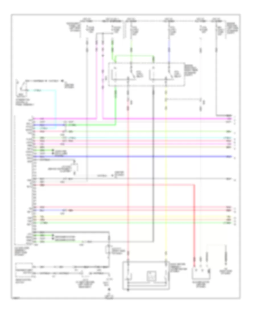 Automatic A C Wiring Diagram 1 of 3 for Lexus ES 350 2014