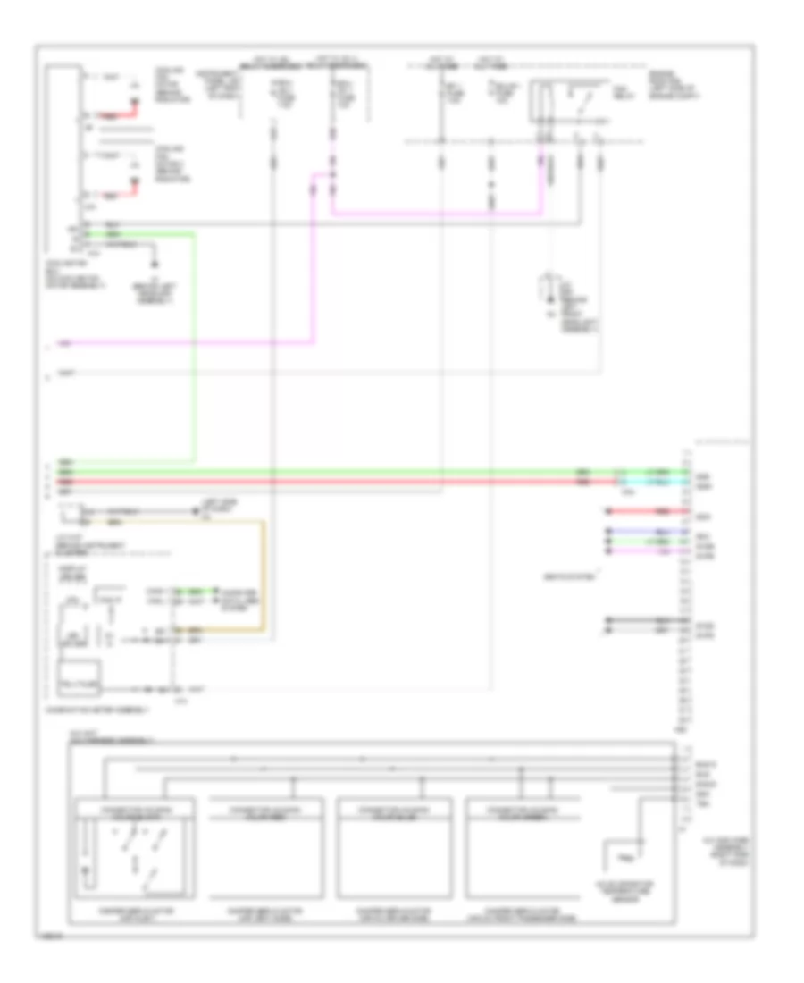 Automatic AC Wiring Diagram (3 of 3) for Lexus ES 350 2014
