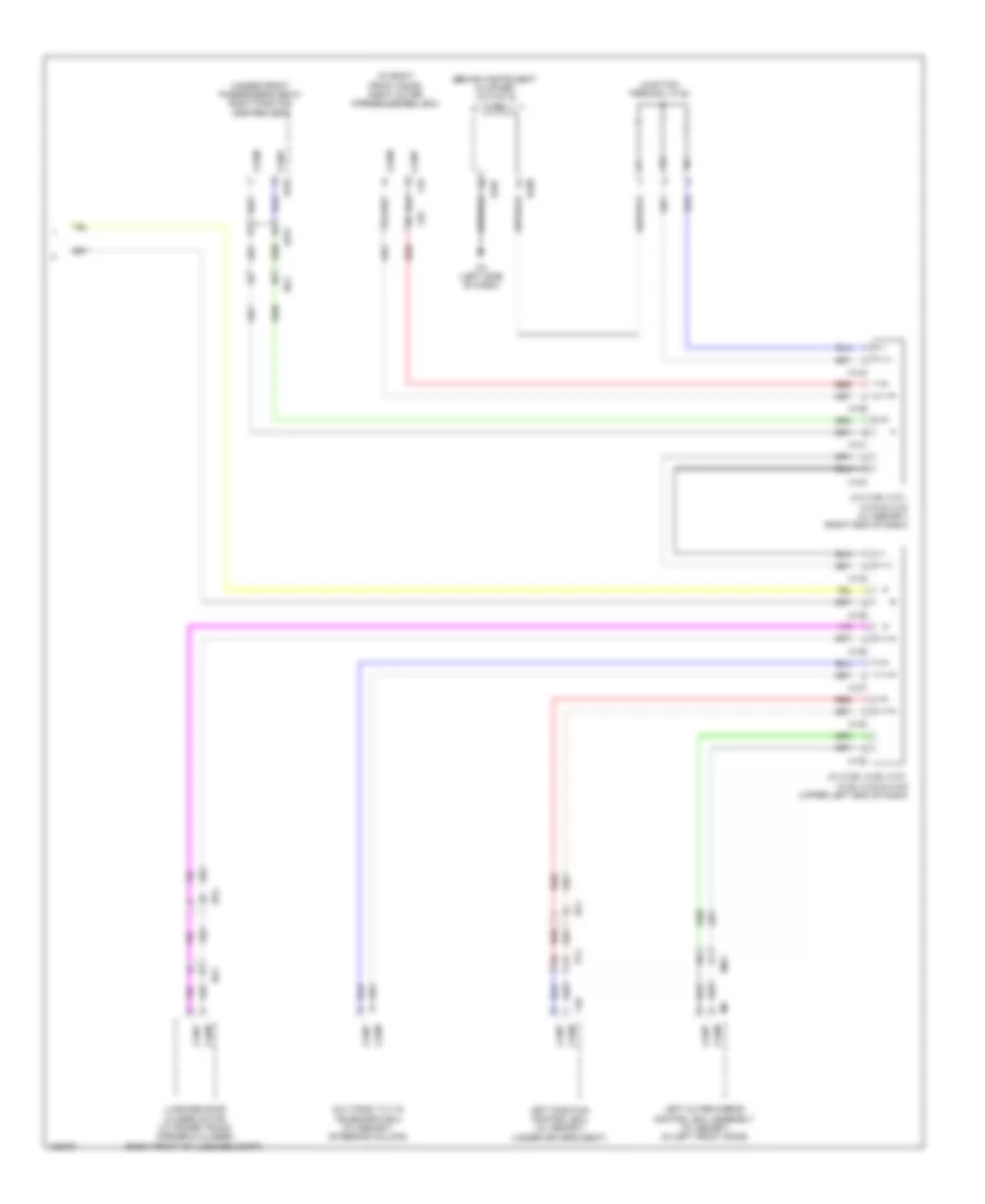 Body ECU Wiring Diagram (4 of 4) for Lexus ES 350 2014
