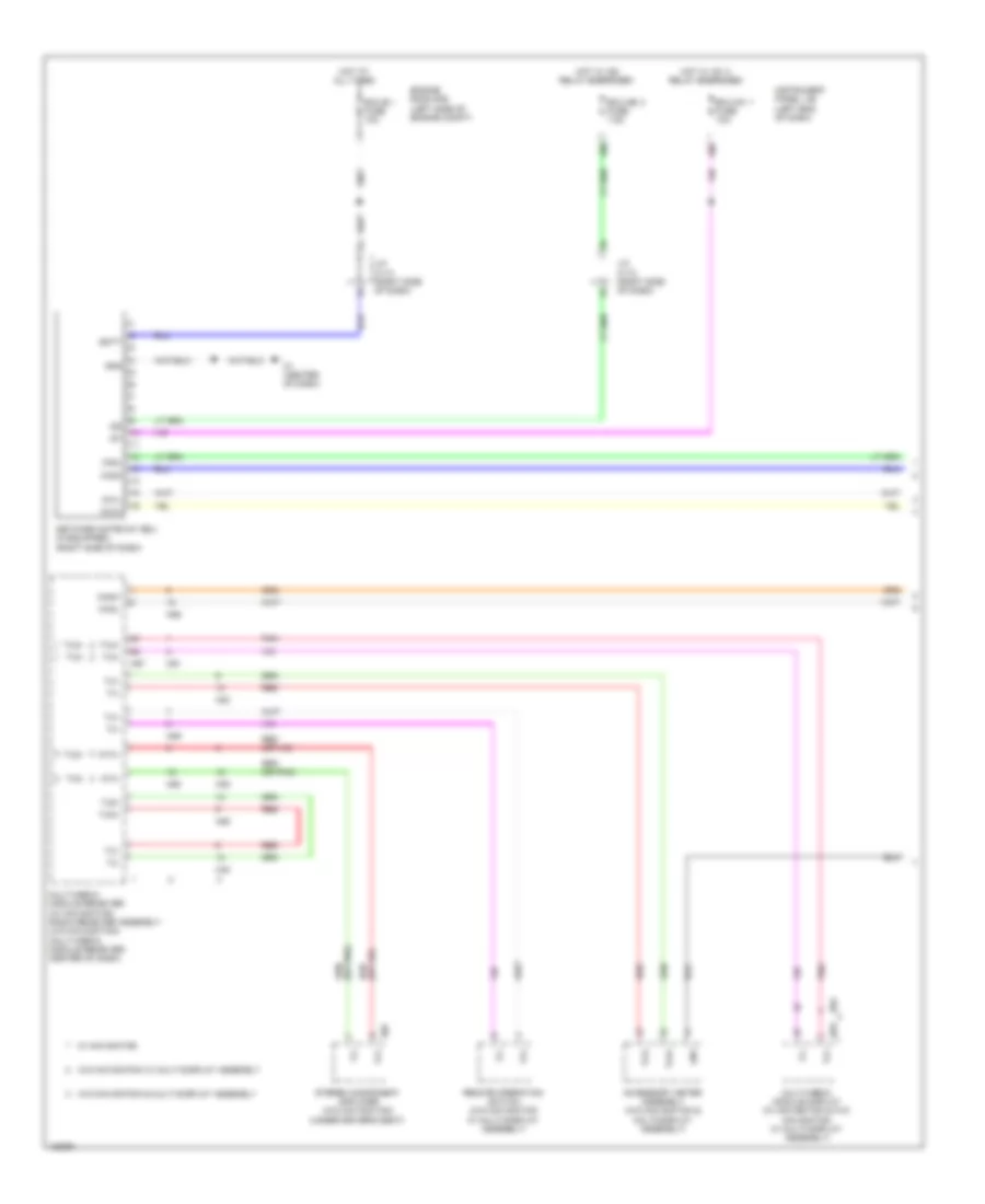 High Low Bus Wiring Diagram 1 of 4 for Lexus ES 350 2014