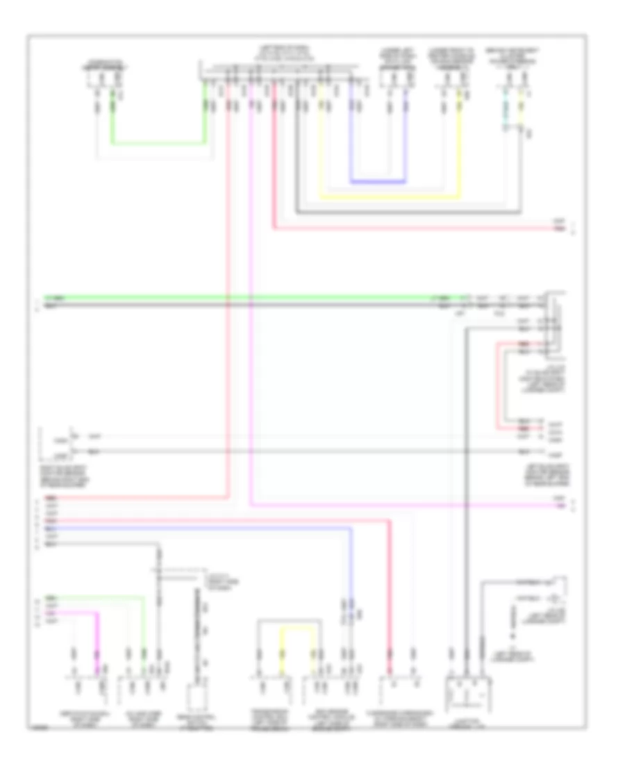 High Low Bus Wiring Diagram 3 of 4 for Lexus ES 350 2014
