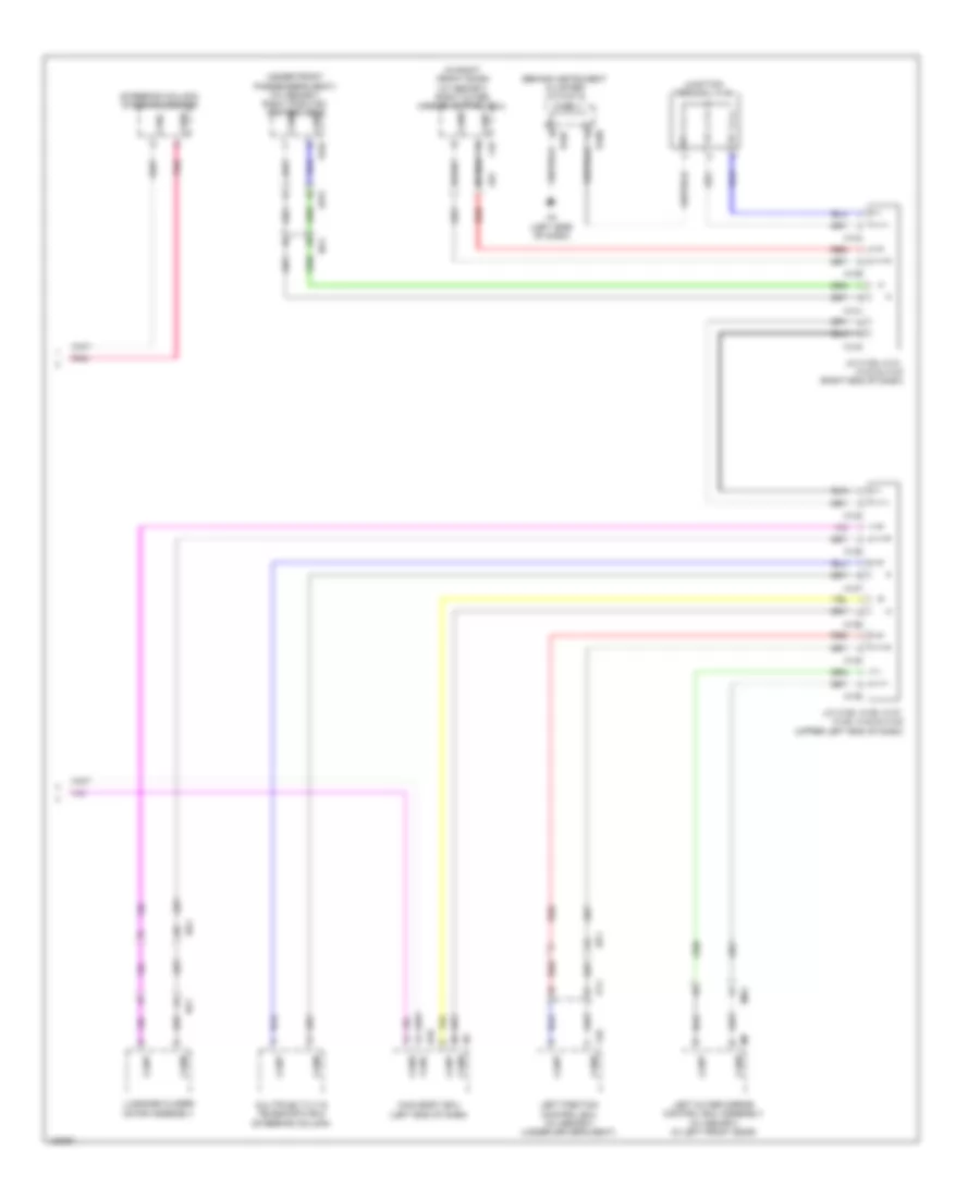 HighLow Bus Wiring Diagram (4 of 4) for Lexus ES 350 2014