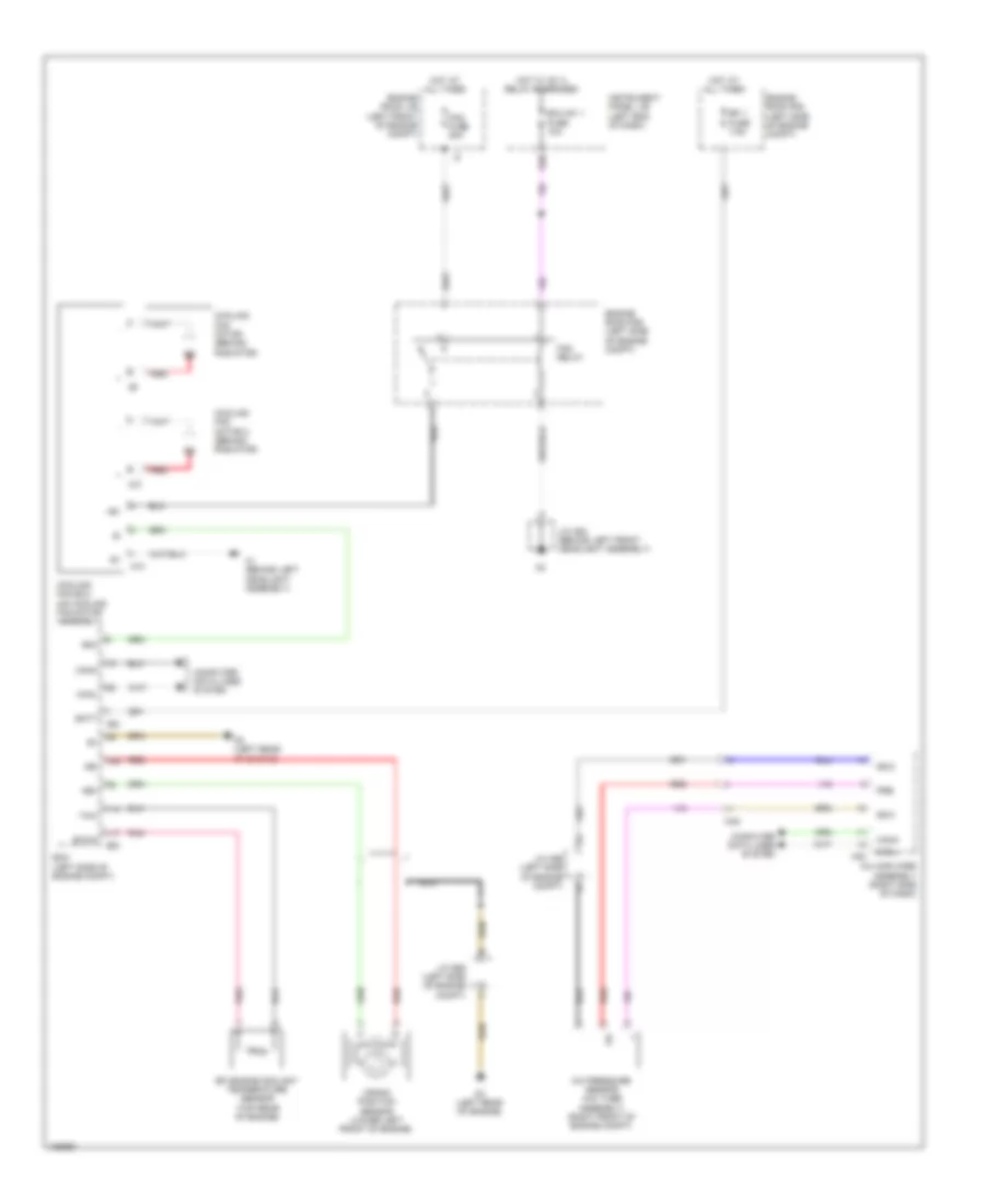 Cooling Fan Wiring Diagram for Lexus ES 350 2014