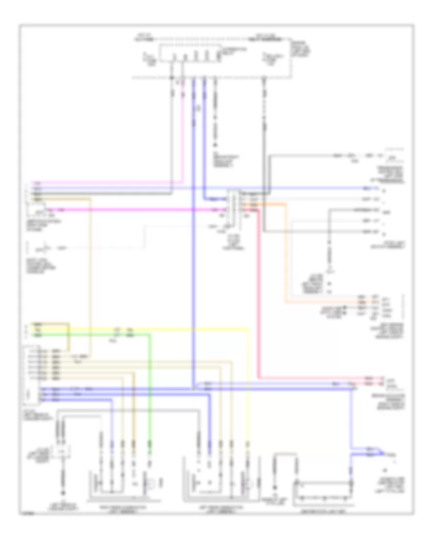Exterior Lamps Wiring Diagram (3 of 3) for Lexus ES 350 2014