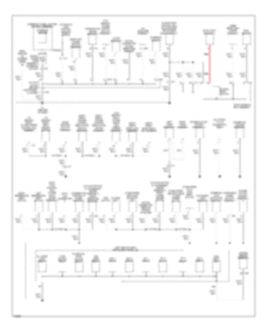 Ground Distribution Wiring Diagram 3 of 6 for Lexus ES 350 2014