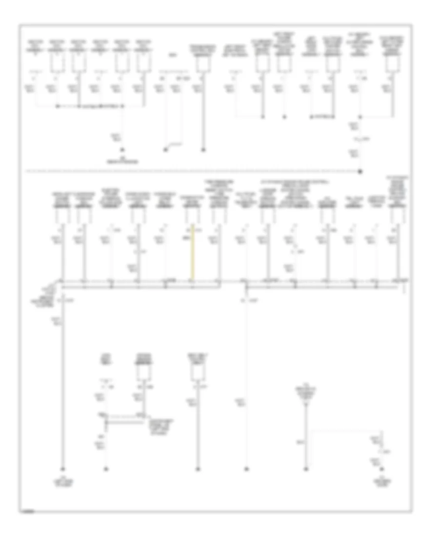 Ground Distribution Wiring Diagram 4 of 6 for Lexus ES 350 2014