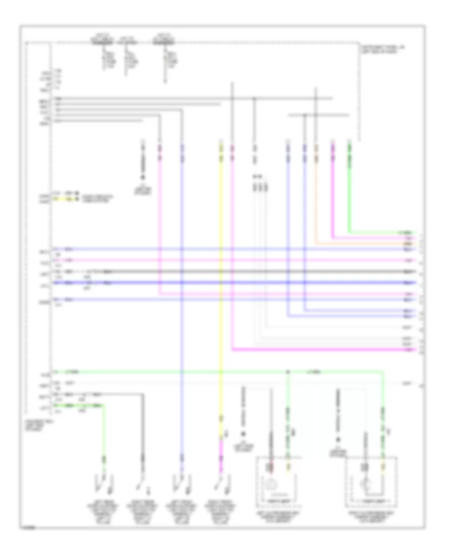 Courtesy Lamps Wiring Diagram 1 of 4 for Lexus ES 350 2014