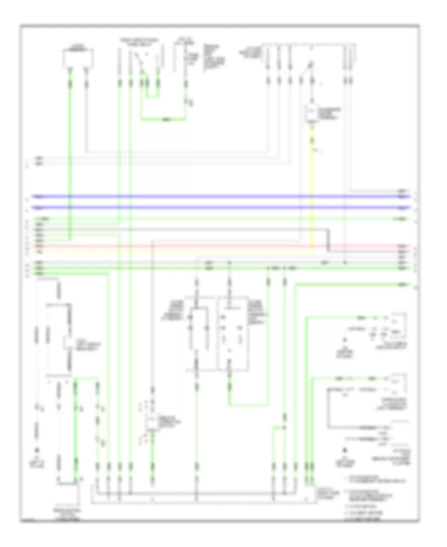 Instrument Illumination Wiring Diagram 3 of 6 for Lexus ES 350 2014
