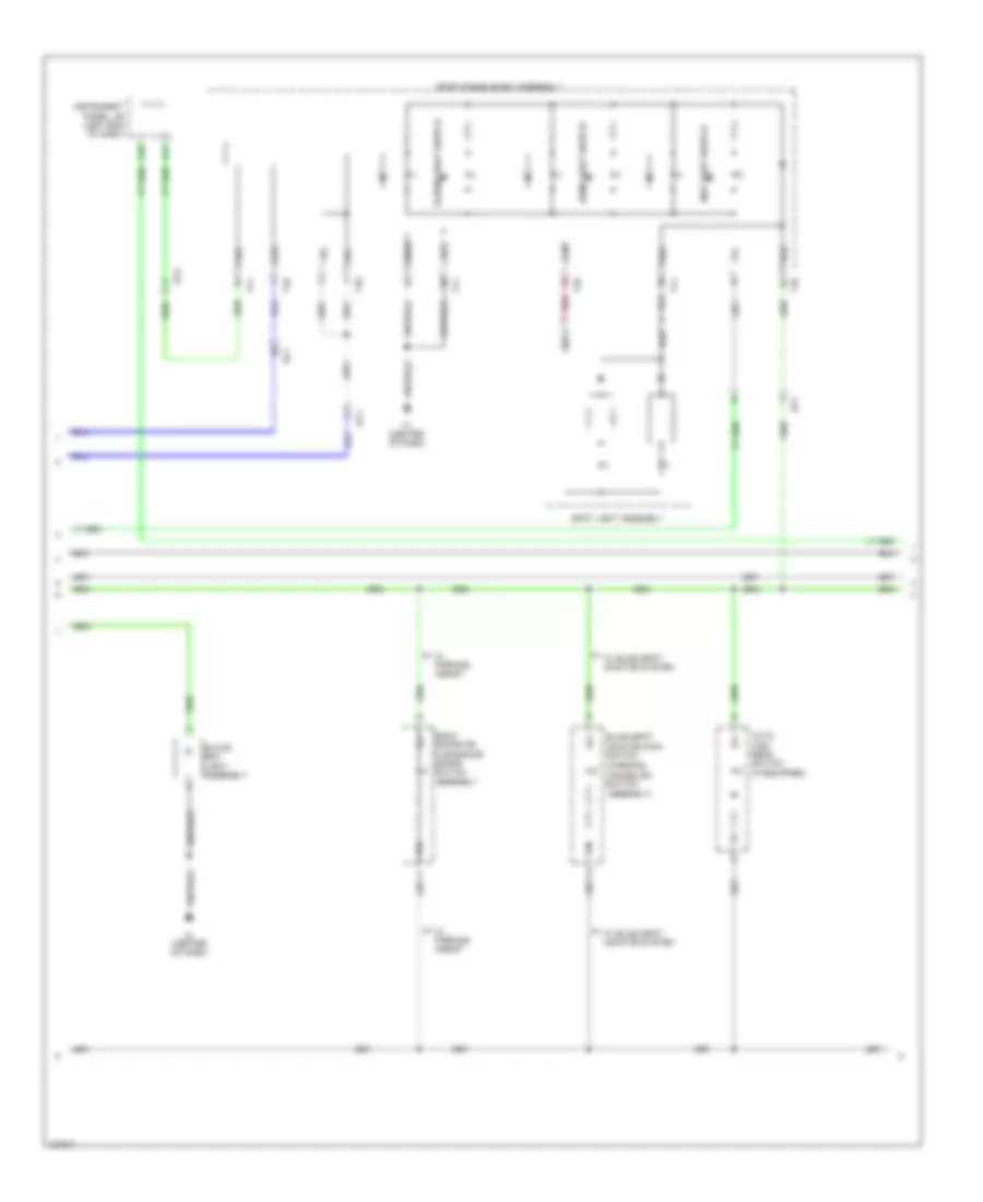 Instrument Illumination Wiring Diagram 5 of 6 for Lexus ES 350 2014