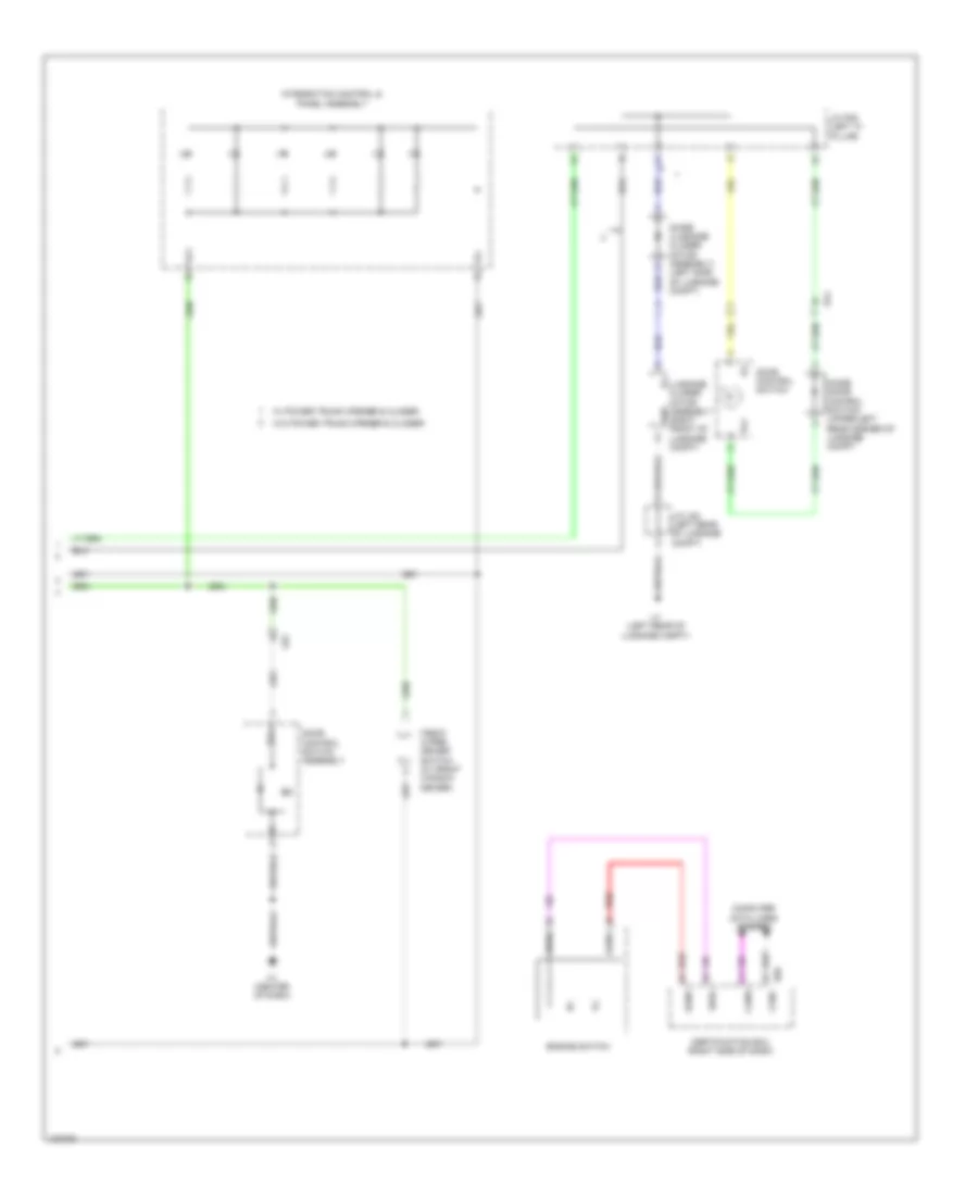 Instrument Illumination Wiring Diagram 6 of 6 for Lexus ES 350 2014