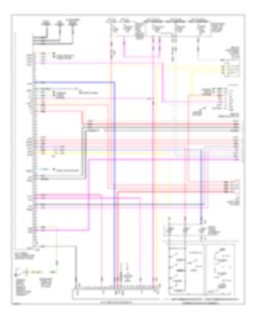 Radio Wiring Diagram with Navigation 1 of 3 for Lexus ES 350 2014
