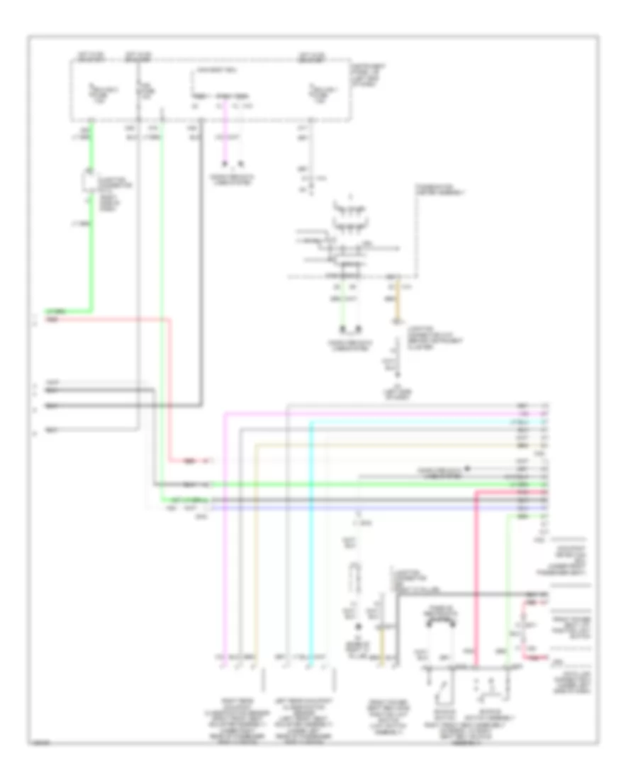 Supplemental Restraint Wiring Diagram (3 of 3) for Lexus ES 350 2014