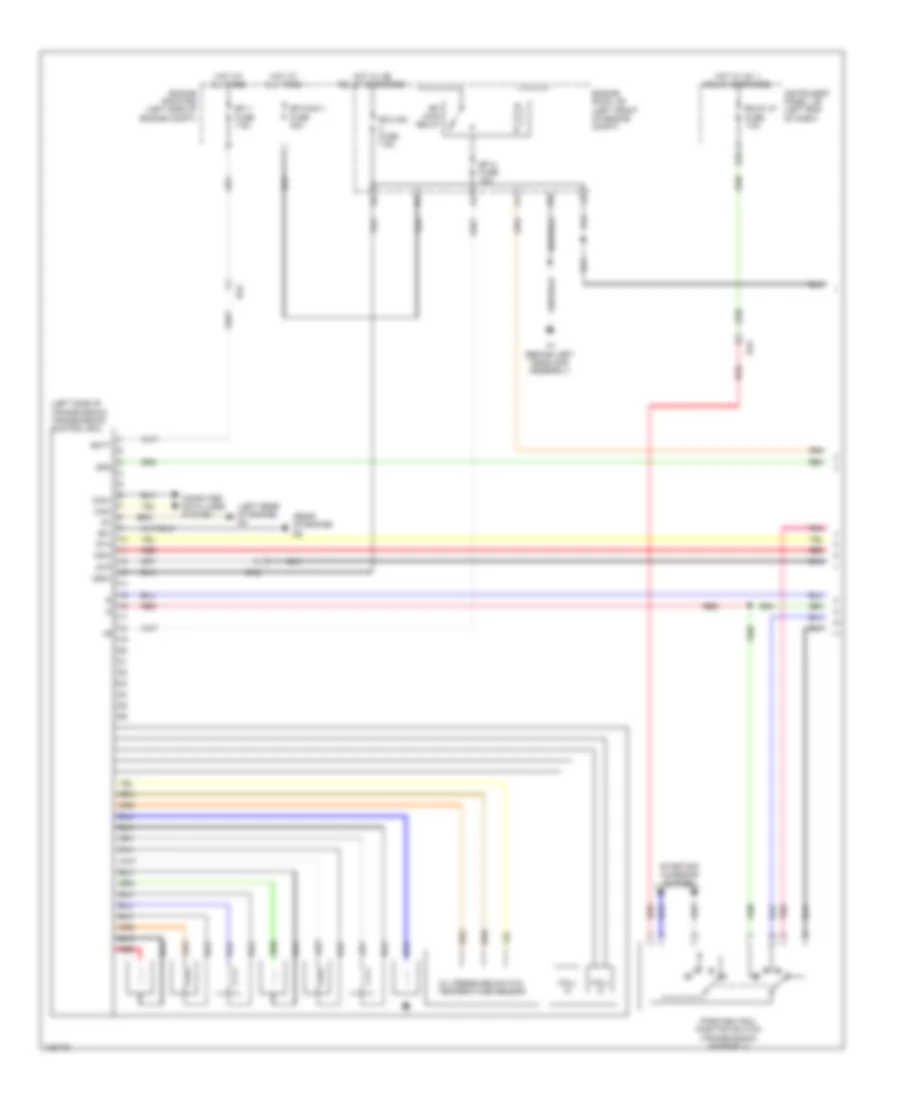 Transmission Wiring Diagram 1 of 2 for Lexus ES 350 2014
