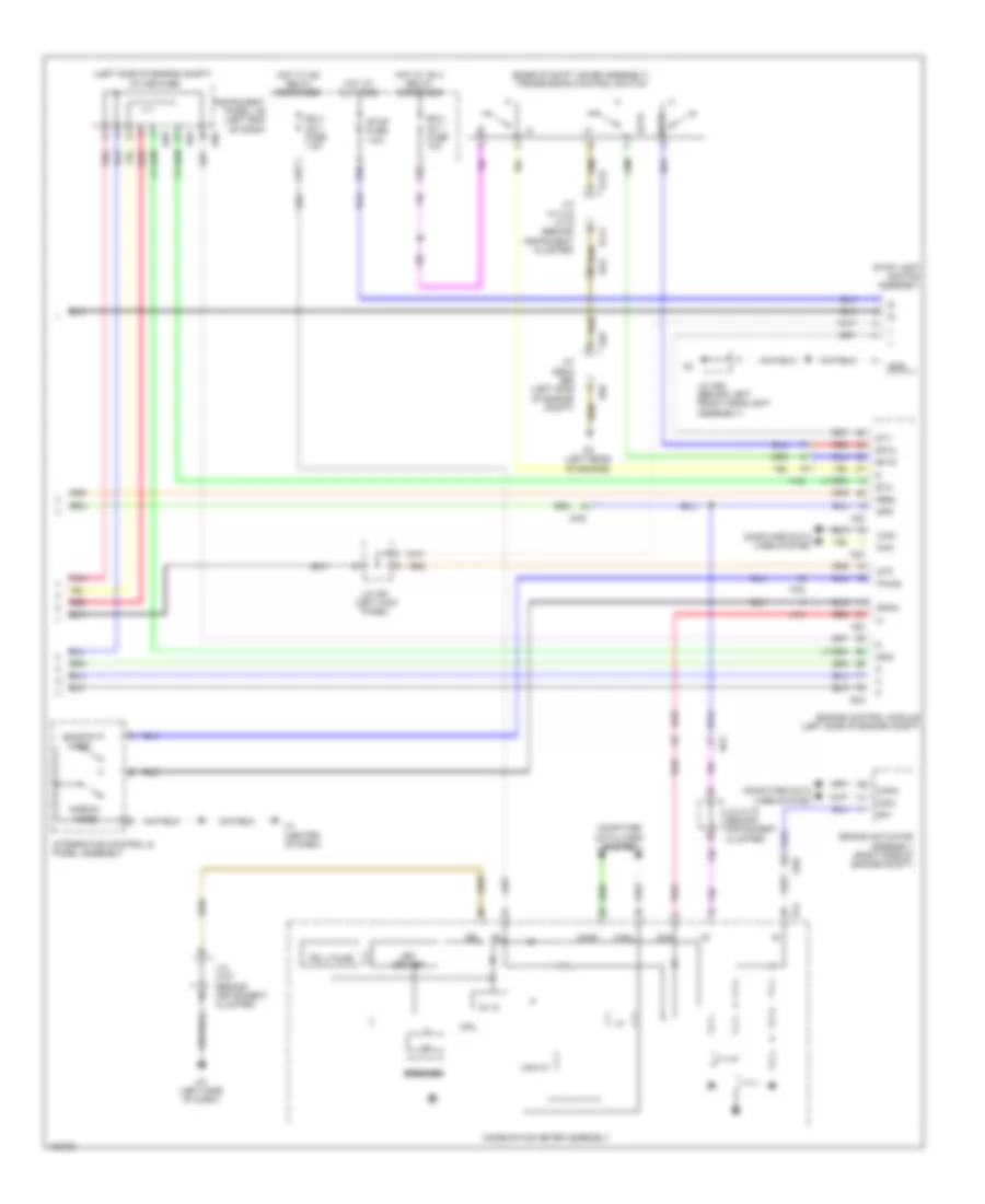 Transmission Wiring Diagram 2 of 2 for Lexus ES 350 2014