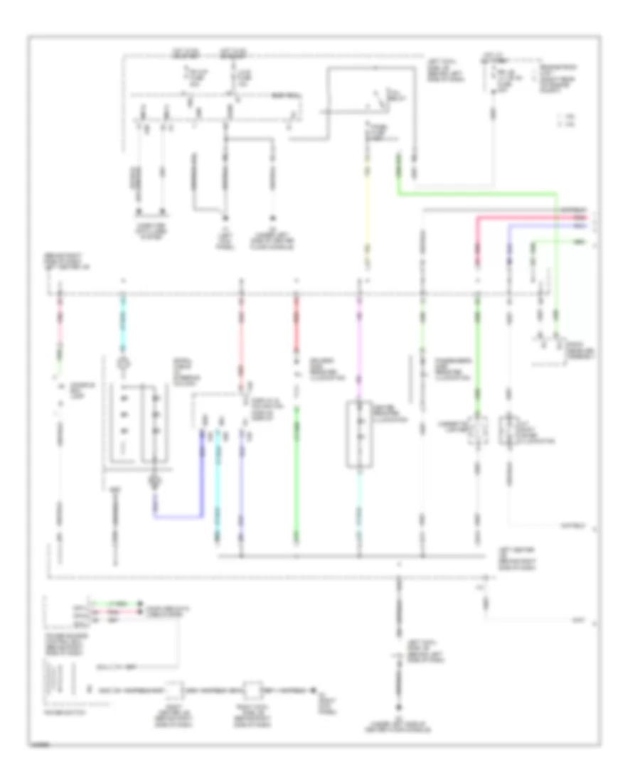 Instrument Illumination Wiring Diagram (1 of 2) for Lexus GS 350 2011