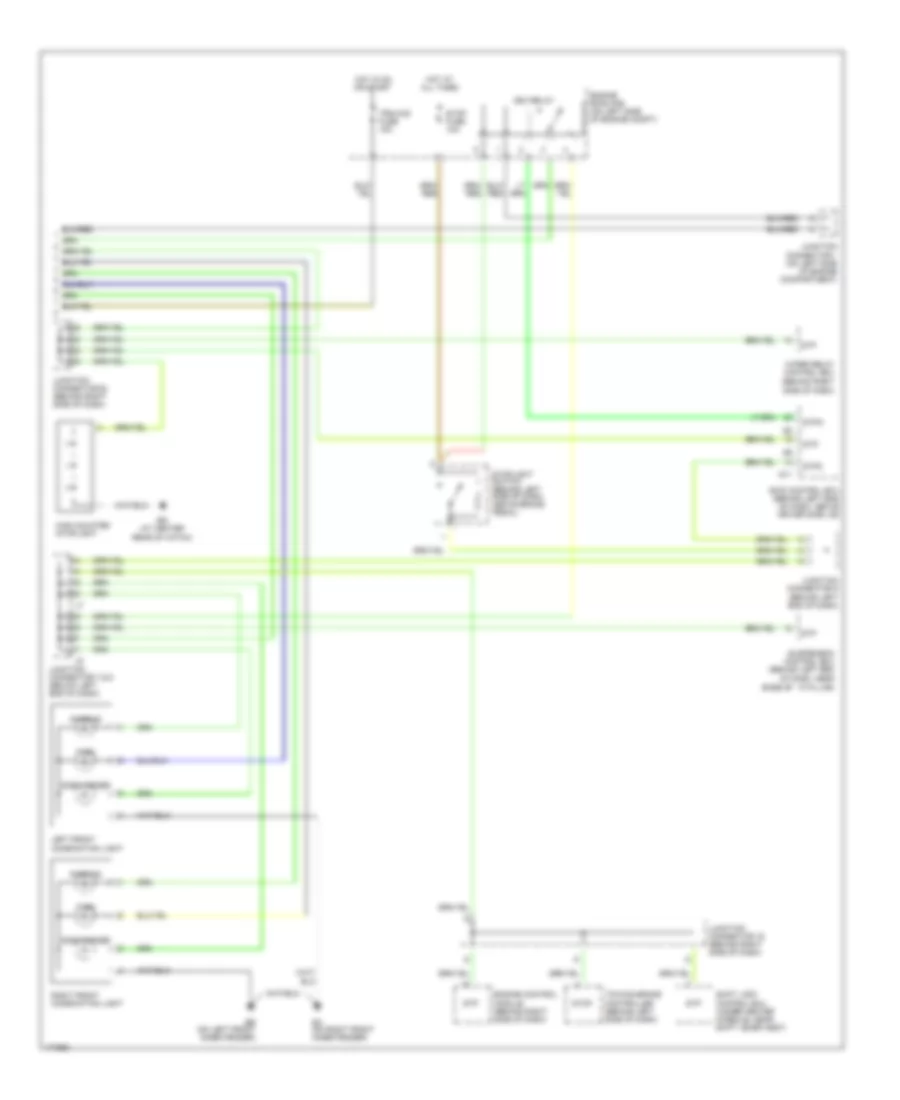 Exterior Lights Wiring Diagram 2 of 2 for Lexus GX 470 2003